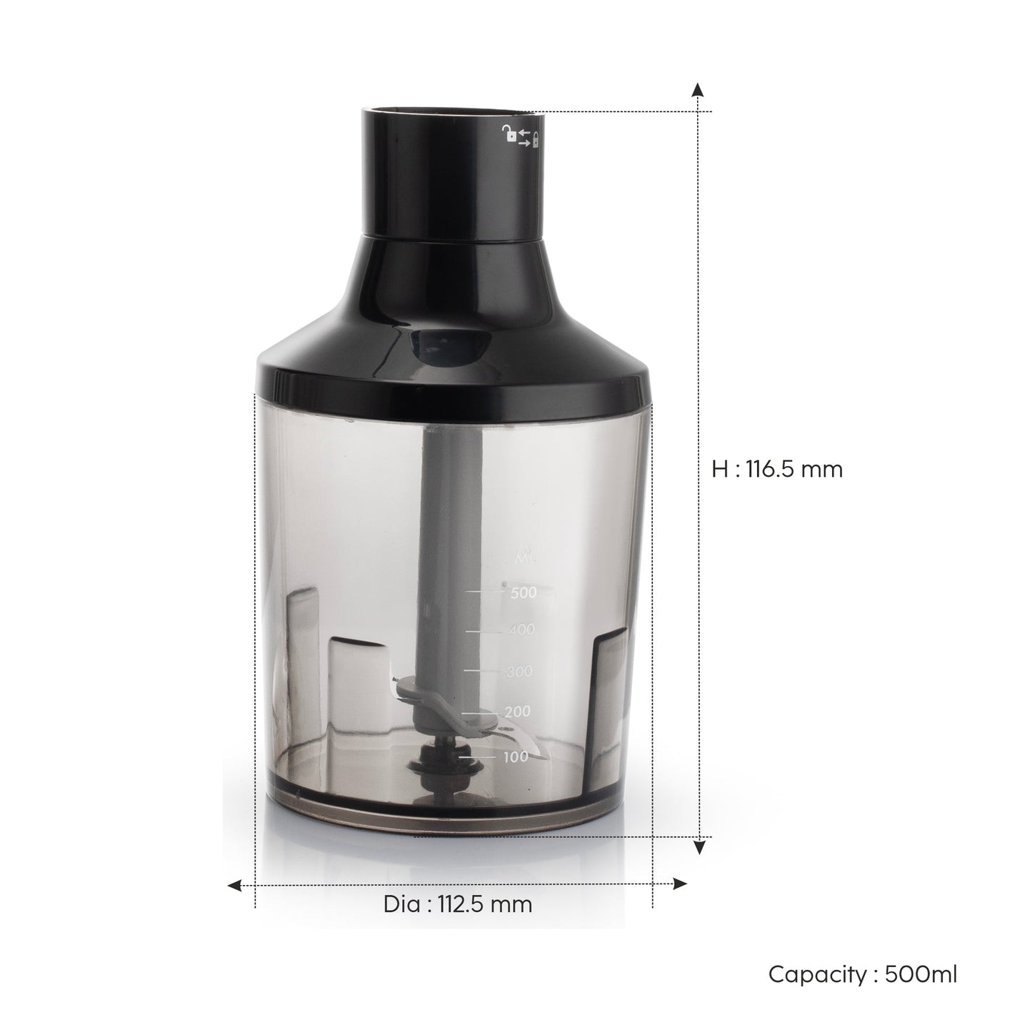 Electric Turbo Hand Blender Chopper 350W - (SA4063HBCH)