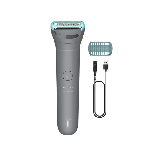 PHILIPS Series 3000 Body Groomer | Best Trimmer for your Body Hair with Triple Protect shave system (BG3470/15)
