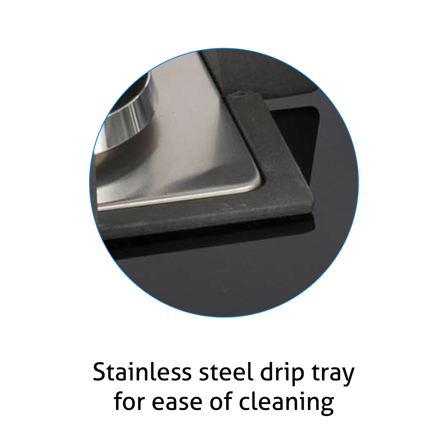 4 Burner Glass Hob Top with Double Ring Forged Brass Burner Auto Ignition (1074 SQ HT BW)