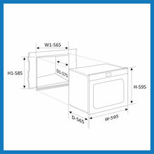Built-In-Oven (BO-651MRTBL) + Built-in-Microwave (MO-675) + Built In HobTop (BH1064ROHTDB) + Auto Clean Chimney (CH6058BLAC60)