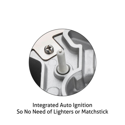 4 Burner Glass Gas Hob Top Mini Triple Ring Burner Double Ring Total Brass Burner Auto Ignition (1074SQHTT2TRMG)