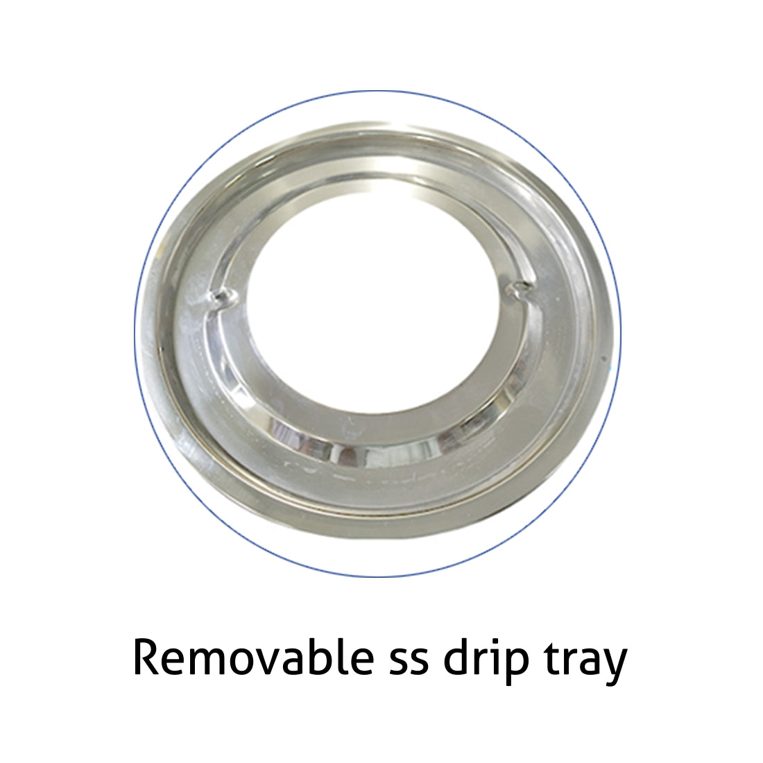 3 Burner  Stainless Steel Gas Stove with High Flame Brass Burner Extra Large Drip Tray (1035 XL HF BB DT)