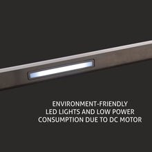 Auto Clean Glass Filterless Chimney with Inverter Technology, BLDC Motor 60/75/90cm 1400 m3/h -Black (6074 AC)