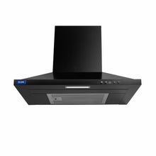 Electric Kitchen Chimney, Pyramid Shape SS Baffle filter 60cm 1100 mB3/h - Black (6049 IN BLK)