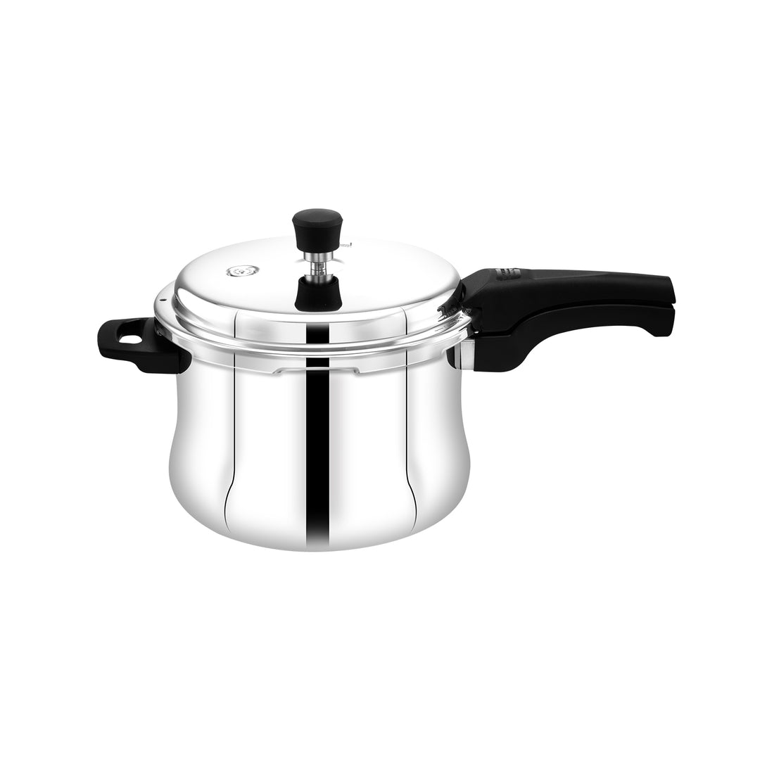 Maxima Stainless Steel Auro Belly Pressure Cooker (induction safe)