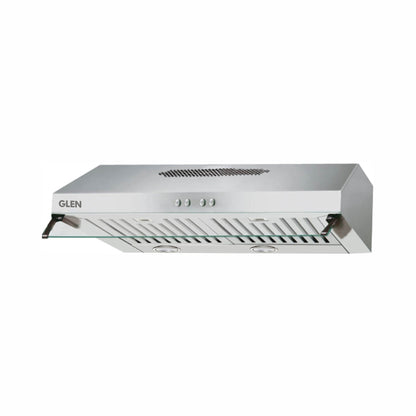Straight Line Kitchen Chimney Recirculation only Carbon Filters Baffle filters 60cm 1000 m3/h -Silver (6003 SS)