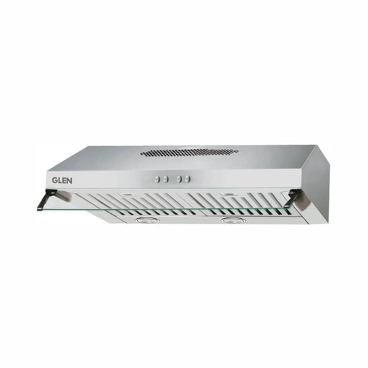 Straight Line Kitchen Chimney Recirculation only Carbon Filters Baffle filters 60cm 1000 m3/h -Silver (6003 SS)