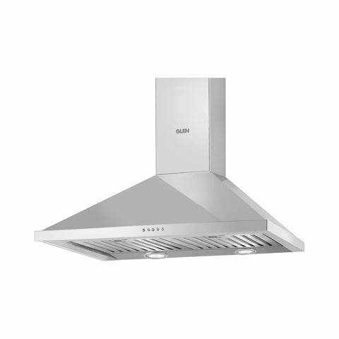 Electric Kitchen Chimney, Pyramid Shape Baffle filters 60cm 1250 m3/h -Silver (6054 SS)