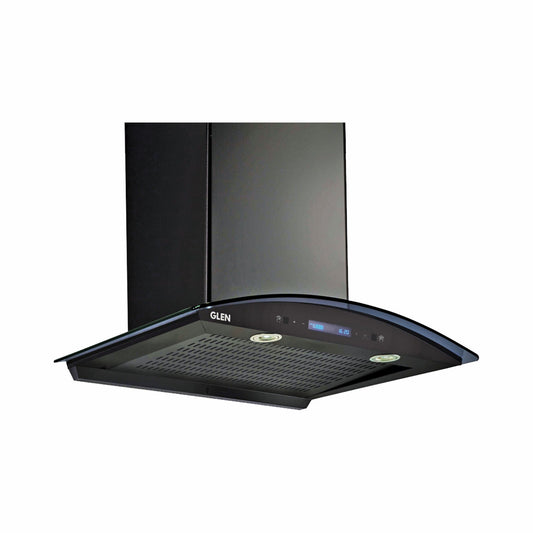 Auto Clean Curved Glass Chimney with Inverter Technology, BLDC Motor 1400 mB3/h - 60/76/90cm (6061 AC BL)