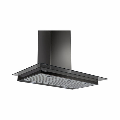 Designer Electric Kitchen Chimney  Touch Control 90cm 1250 m3/h - Black (6062 TS BL)