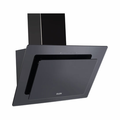 Electric Chimney Vertical Glass Touch Sensor, Baffle filters 90cm 1250 m3/h- Black (6079 TS)
