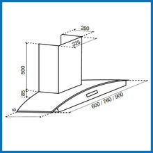 Chimney Hood 6026 BLDC Auto Clean 60 BL