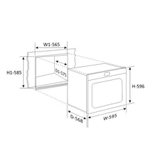 Built in Oven Touch Controls Motorised Rotisserie Turbo Fan 80L with Multi-function (661)
