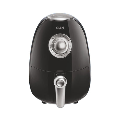 Electric Mini Air Fryer 2 Litres, 800W, Preset Temperature Ccontrol -Black & Silver (3045)