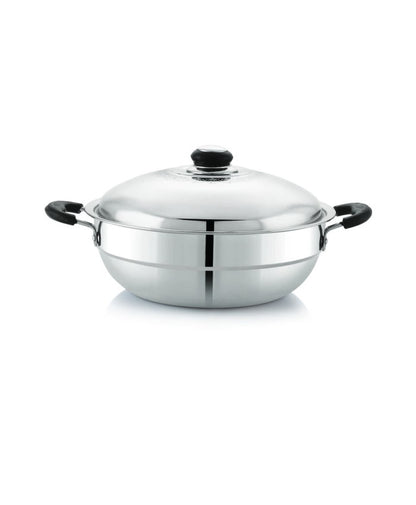Anjali Fiesta Pro Multi Kadai With 4 Plates And SS Lid