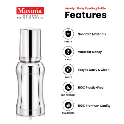 Customized Amulya SS Baby Feeding Bottles