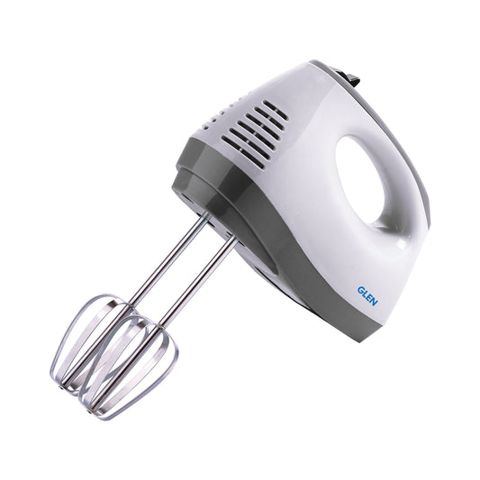 Electric Hand Mixer 125W 2 Beaters with 5 Speed Settings  - White and Grey (4060)