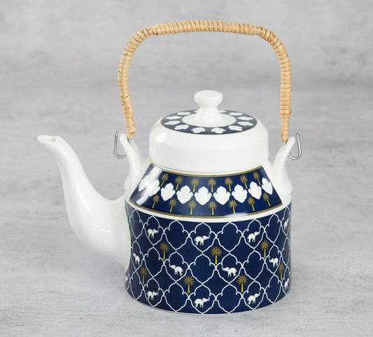 Claycraft India Circus Ivory Parade Fantasy Desi Kettle 1Pc (1000ml)