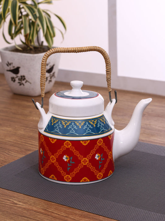 Claycraft India Circus Swirling Safari Desi Kettle (1Pc)