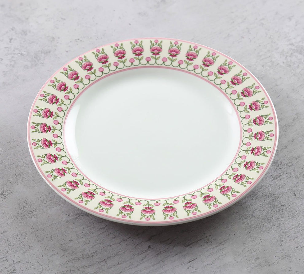 Claycraft India Circus Rose Mallow Moscheutos Side Plate 7" (1 Piece)