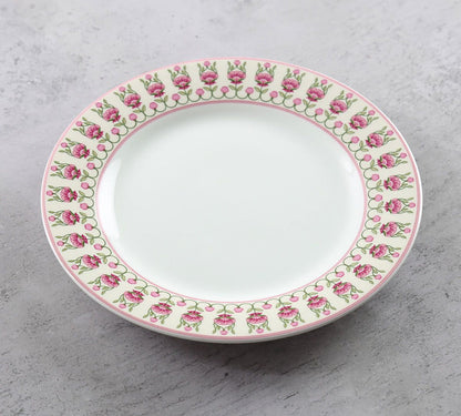 Claycraft India Circus Rose Mallow Moscheutos Side Plate 7" (1 Piece)