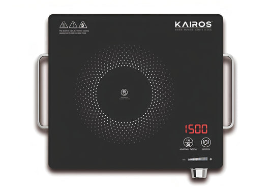 KAIROS Fast & Energy-Efficient Infrared Cooktop | Universal Cookware Compatible Induction Stove | 2200w infrared cooktop