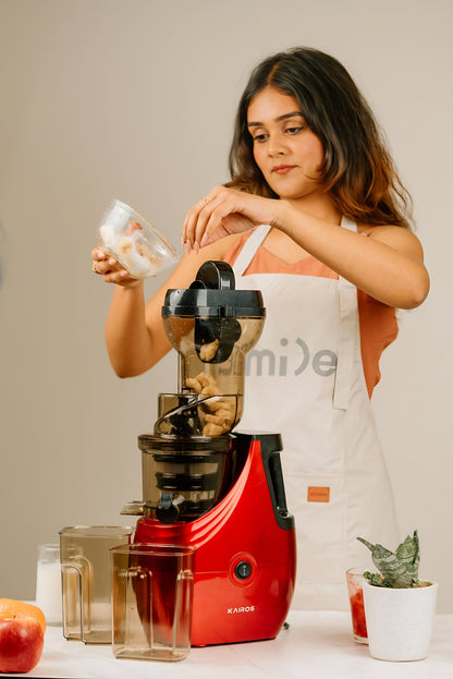 KAIROS Juicemaster 400 | Cold Press Electric Juicer Machine | Slow Masticating Juicer for Maximum Nutrient Extraction