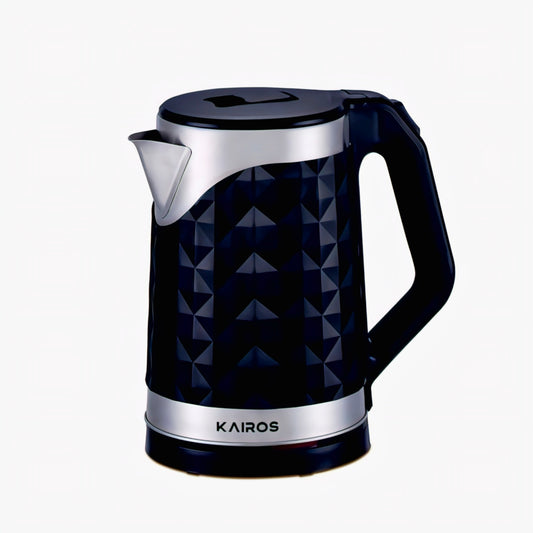 KAIROS Diamond Edge 2L Electric Kettle |Premium Stainless Steel Kettle| Quick Boil, Fast Heating, Durable & Stylish Design