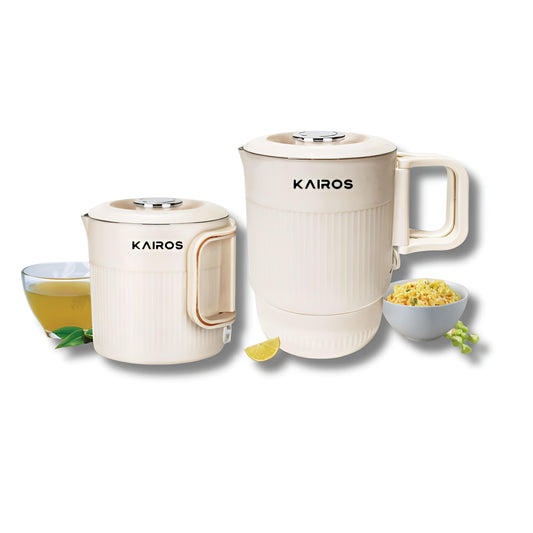 KAIROS Portable Flexi 600ML Electric Kettle | Quick Heating, Lightweight Design |Fast Boiling, Compact & Travel-Friendly