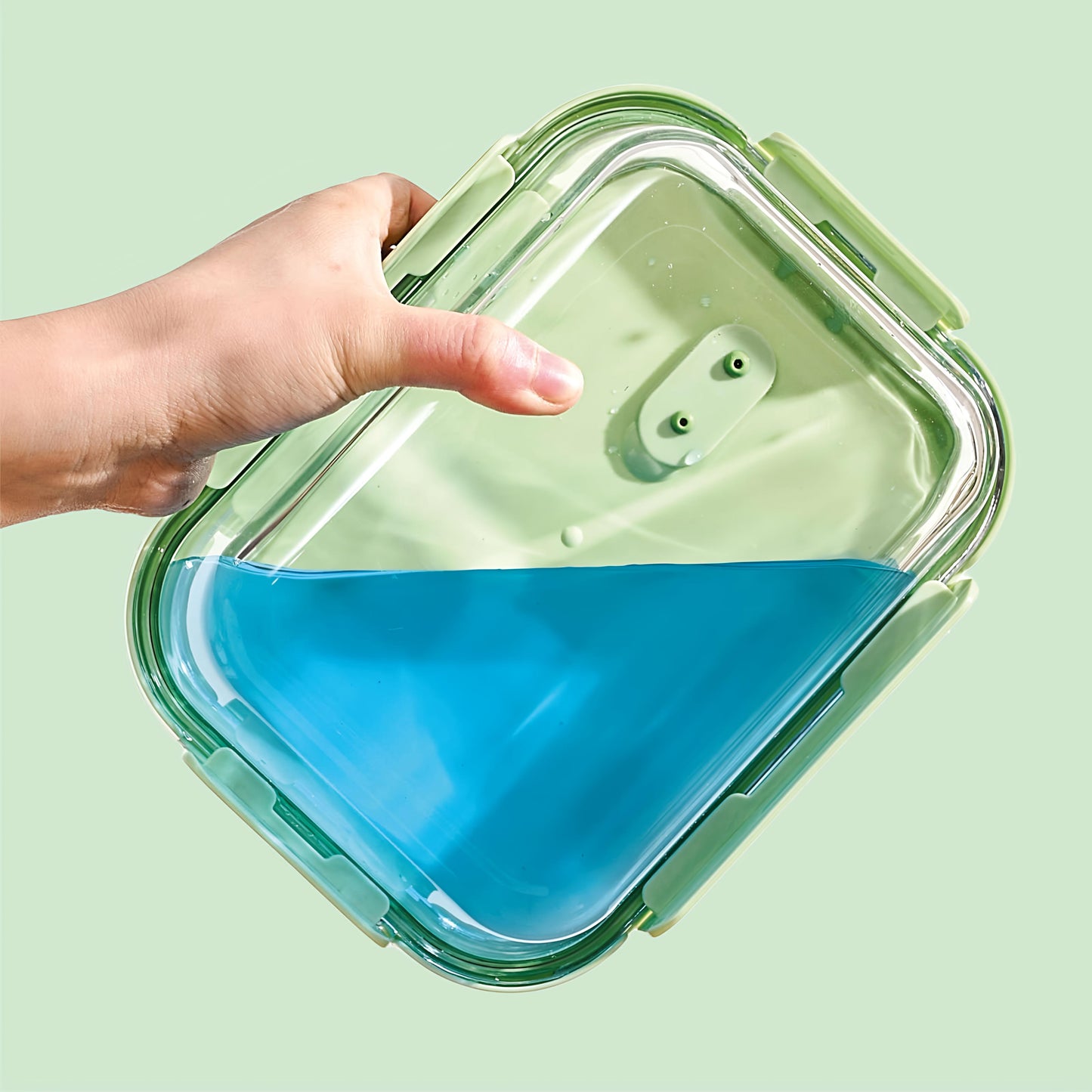 KAIROS Fresh Lock Trio Glass Container Set of 3 PCs | Premium Glass Container Set | High Quality Glass