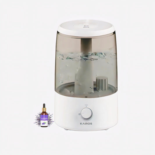 KAIROS Hydro Mist Pro | Home Humidifier with 3.5L Tank, 360° Mist Nozzle & Cold Steam