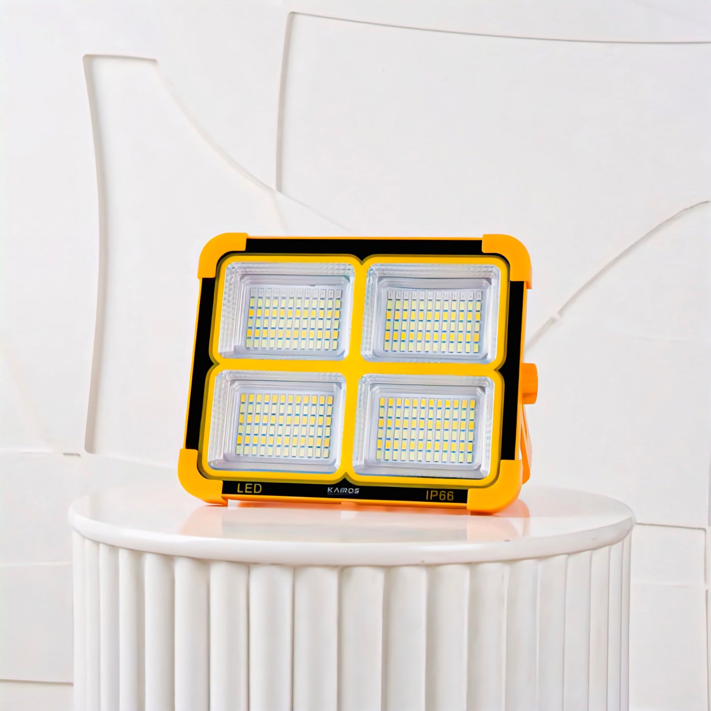 KAIROS Solarmaxx Solar LED Light | 336 LEDs, 12000mAh Battery & 5 Adjustable Modes | Eco-Friendly LED Lamp for Outdoor & Home.