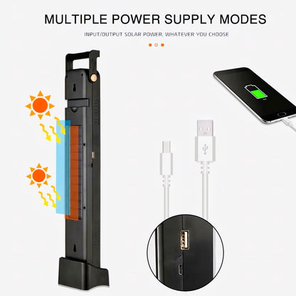 KAIROS Solar Tower Emergency Light | AC & Solar Charging, 6–10 Hours Backup, Power Bank Function