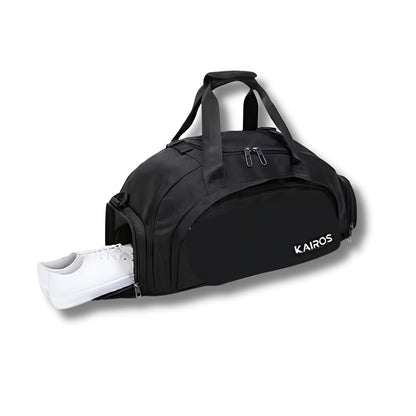 KAIROS Swift Companion- Convertible Travel Duffle + Backpack with Shoe Compartment