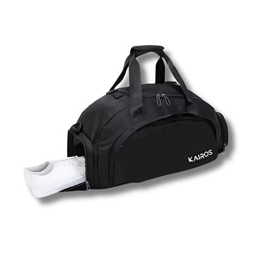 KAIROS Swift Companion- Convertible Travel Duffle + Backpack with Shoe Compartment