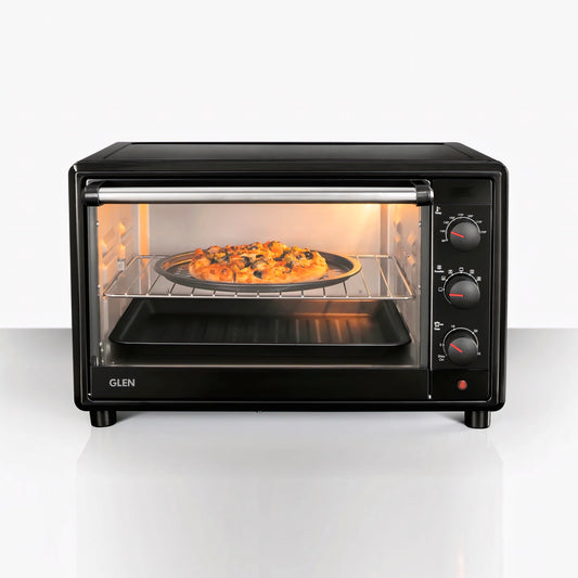 GLEN  35L Oven Toaster Griller (OTG) | Convection Fan & motorized Rotisserie |  2100W OTG – Black (SA5035BLRC)