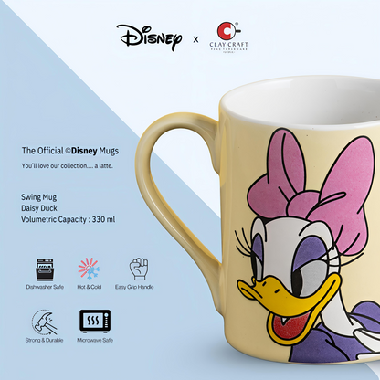 Claycraft Disney's Daisy Duck Swing Pebble Coffee & Milk Mug 1 Piece (330ml)