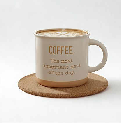 Claycraft Selas Pebble Milk/Coffee Mug - 1 Pc - 350 ml (Selas S01)