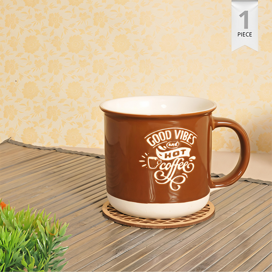 Claycraft Selas Pebble Milk/Coffee Mug - 1 Pc - 350 ml (Selas S04)