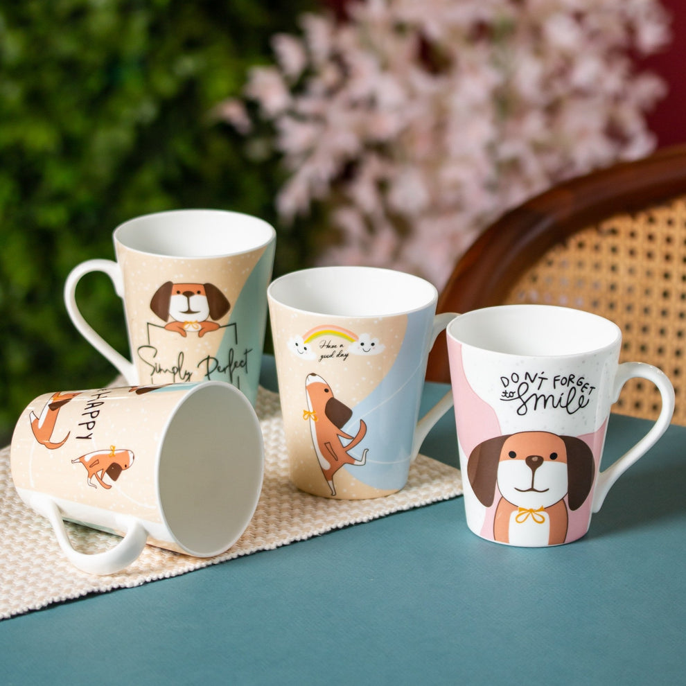 Claycraft Zing Dog Coffee & Milk Mug with Toy, 1 Piece (340ml)