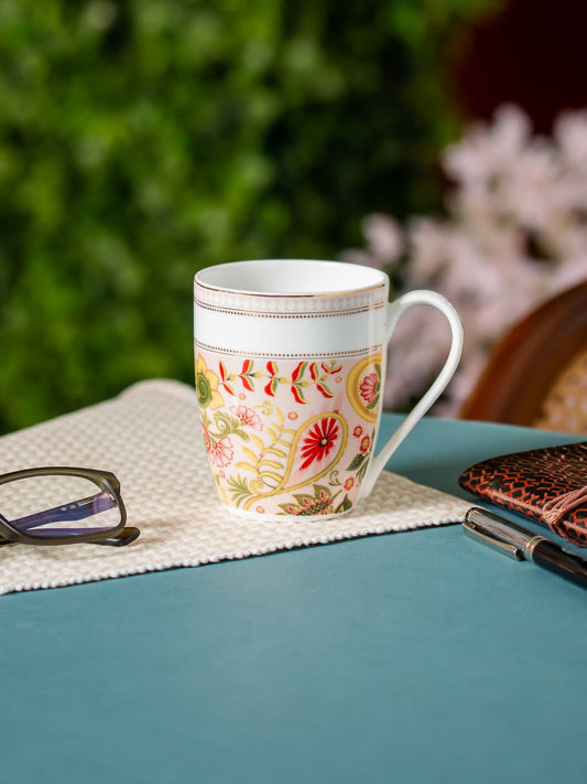 Claycraft Oxford Fiesta Coffee & Milk Mug, 1 Piece, 310 ml (FI803)