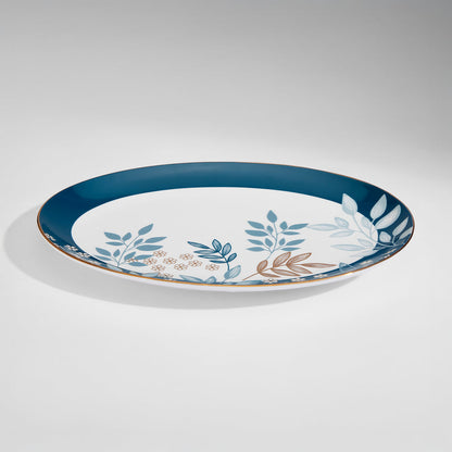 Claycraft India Circus Oceanic Opulence Georgian Dinner Set - 40 Pieces Dinner Set