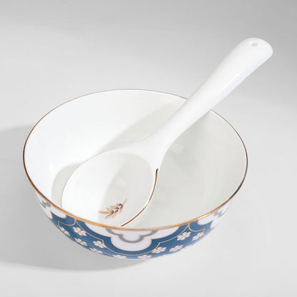 Claycraft India Circus Oceanic Opulence Georgian Dinner Set - 40 Pieces Dinner Set