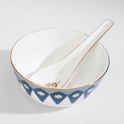 Claycraft India Circus Oceanic Opulence Georgian Dinner Set - 40 Pieces Dinner Set