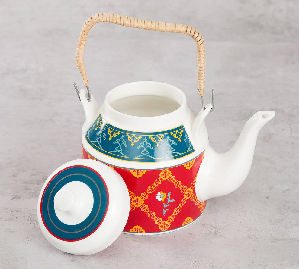 Claycraft India Circus Swirling Safari Desi Kettle (1Pc)