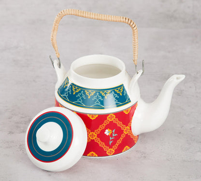 Claycraft India Circus Swirling Safari Desi Kettle (1Pc)