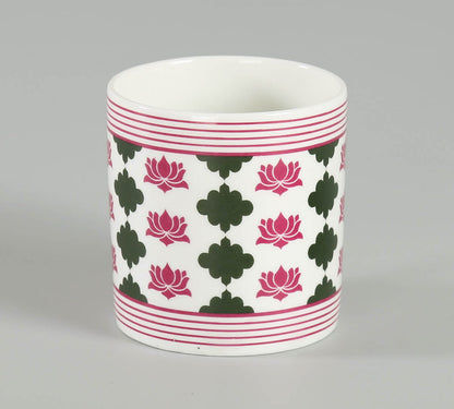 Claycraft India Circus Floral Fountain Coffee & Tea Mug Set of 6 (200ml)