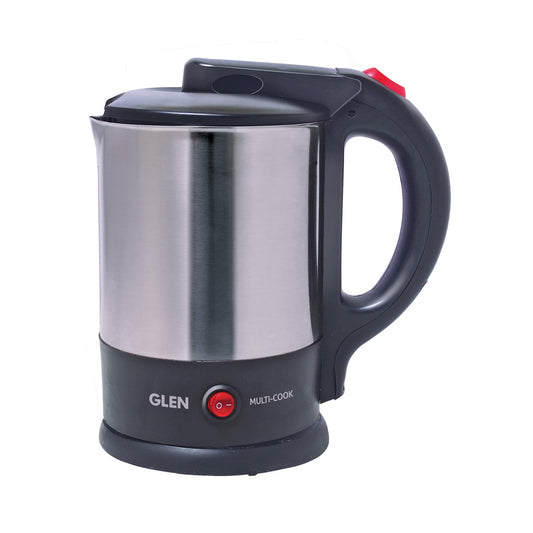 Multi Function Electric Kettle Tea Maker, 1.5 Litre with 360B0 Rotational Base 1500W - Silver and Black (9014)