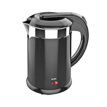 Electric Kettle Plastic Clad Stainless Steel  with 360B0 Rotational Base 1.2 Litre 1350 W - Black (9015 DX)