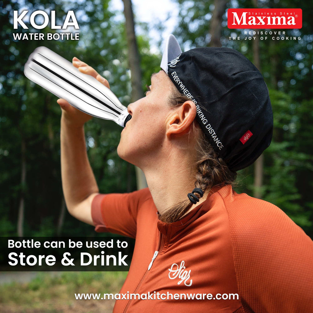 Maxima Kola Stainless Steel Water Bottle Matte Finish (750/1000ml)